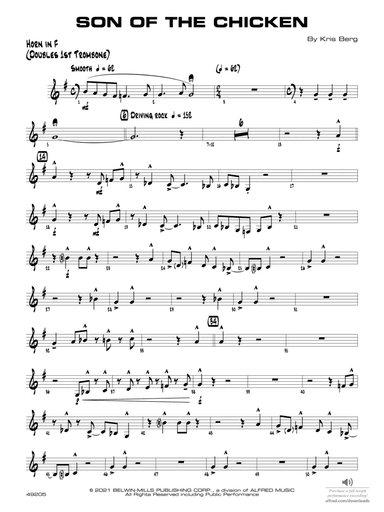 Son of the Chicken: 1st F Horn