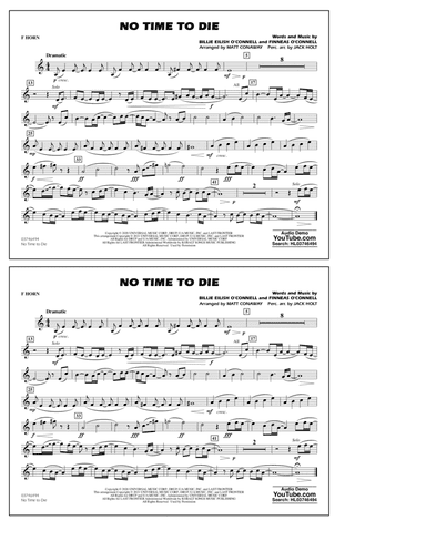 No Time to Die (arr. Matt Conaway & Jack Holt) - F Horn