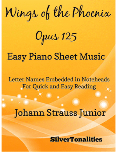 Wings of the Phoenix Waltz Opus 125 Easy Piano Sheet Music