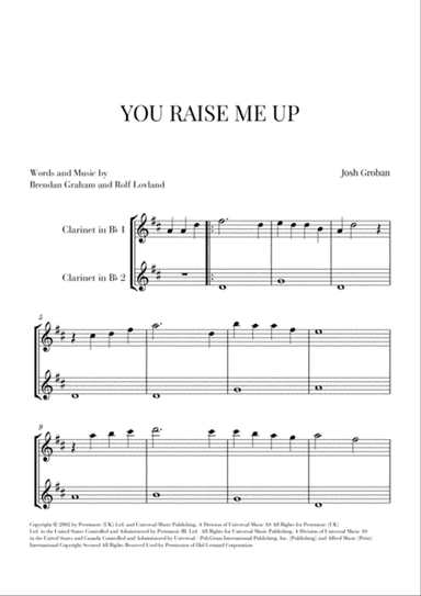 You Raise Me Up