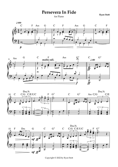 Persevera in Fide