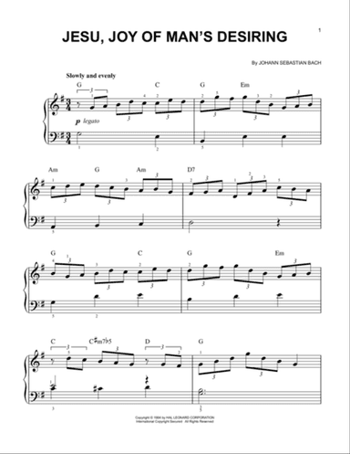 Jesu, Joy Of Man's Desiring