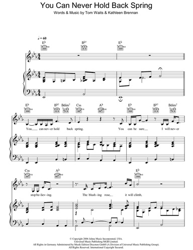 You Can Never Hold Back Spring