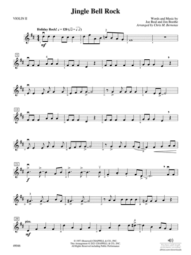 Jingle Bell Rock: 2nd Violin