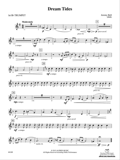 Dream Tides: 1st B-flat Trumpet