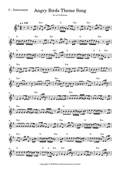 Angry Birds Theme
