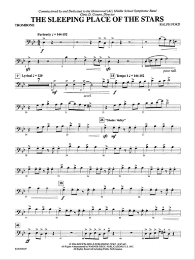 The Sleeping Place of the Stars: 1st Trombone