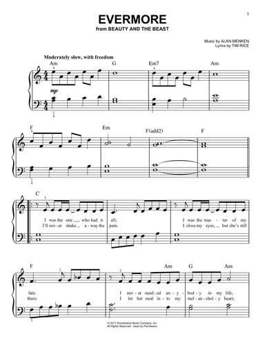 Evermore (from Beauty and the Beast)