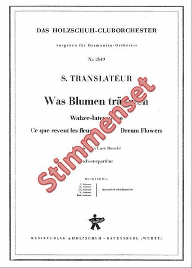Was Blumen träumen