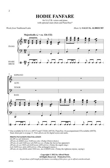 Hodie Fanfare