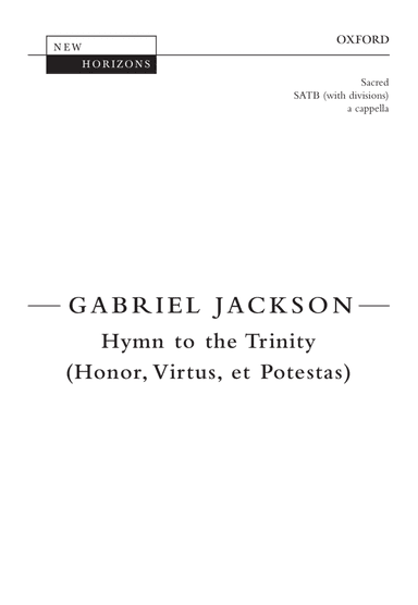 Hymn to the Trinity (Honor, Virtus, et Potestas)