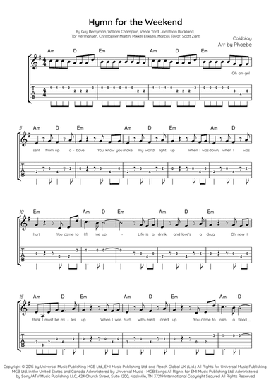 Hymn For The Weekend