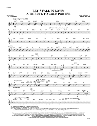 Let's Fall in Love: Guitar