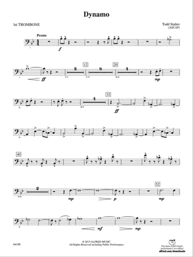 Dynamo: 1st Trombone