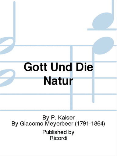 Gott Und Die Natur