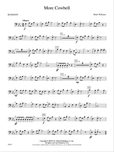 More Cowbell: Bassoon
