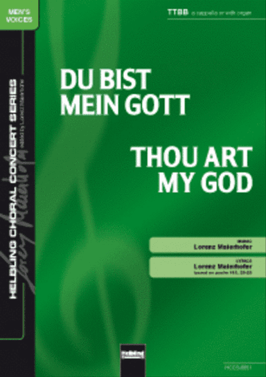 Thou art my God / Du bist mein Gott