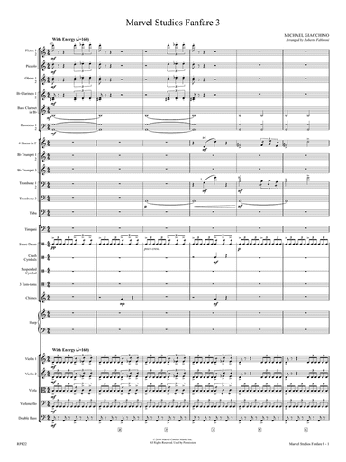 Marvel Studios Fanfare 3 - Score Only