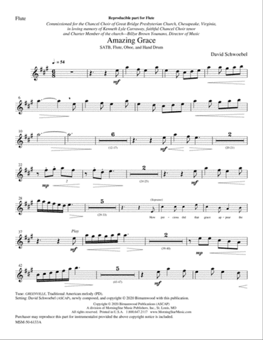 Amazing Grace (Downloadable Instrumental Parts)