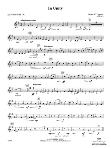 In Unity: Baritone T.C.