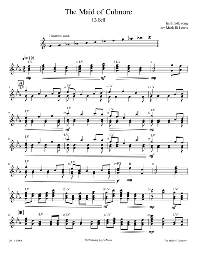 The Maid of Culmore - 12-Bell Ensemble