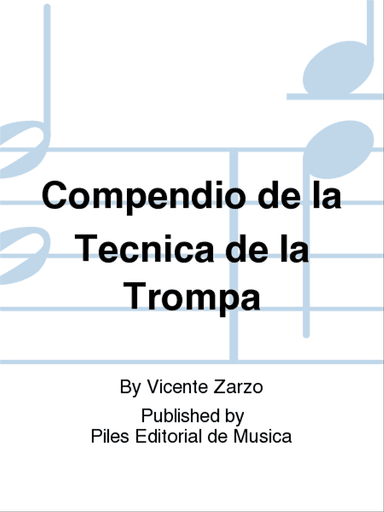 Compendio de la Tecnica de la Trompa