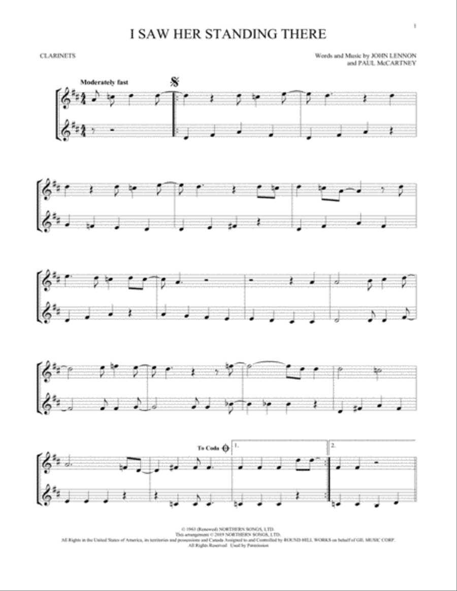 I Saw Her Standing There (arr. Mark Phillips)