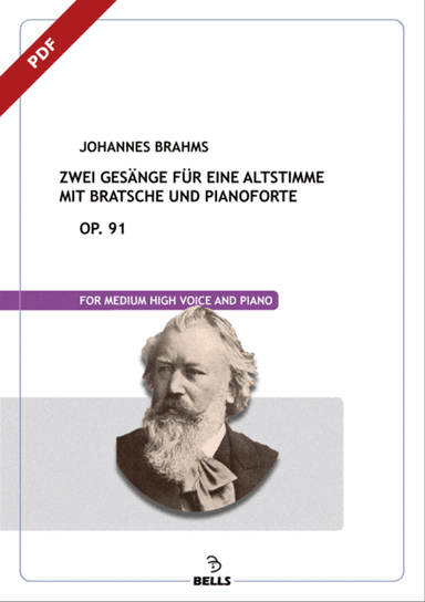 Two Songs for Voice, Viola and Piano, Op. 91