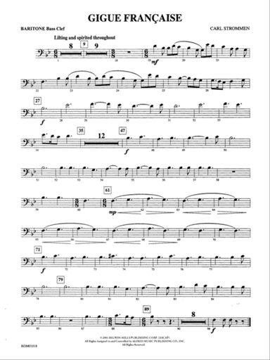 Gigue Française: Baritone B.C.