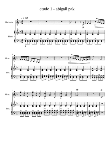 Mallet Etude 1