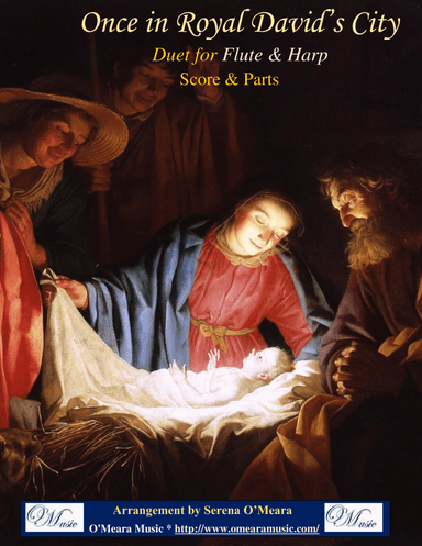 Once in Royal David’s City, Duet for Flute & Harp