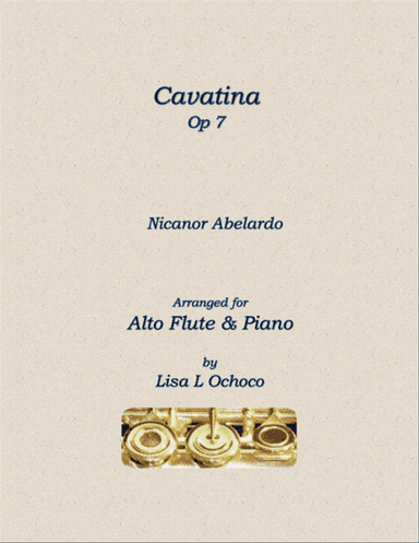 Cavatina Op7 for Alto Flute and Piano