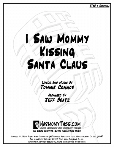 I Saw Mommy Kissing Santa Claus