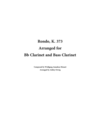 Rondo, K. 373
