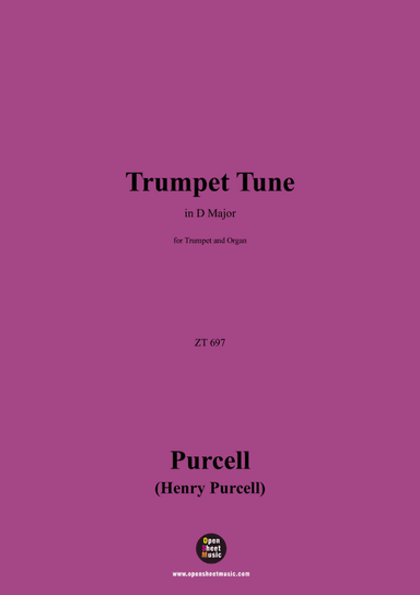 H. Purcell-Trumpet Tune,in D Major,ZT 697,for Trumpet and Organ