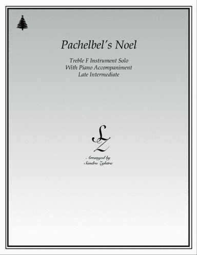 Pachelbel's Noel (treble F instrument solo)