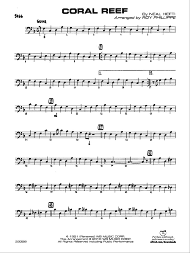 Coral Reef: String Bass