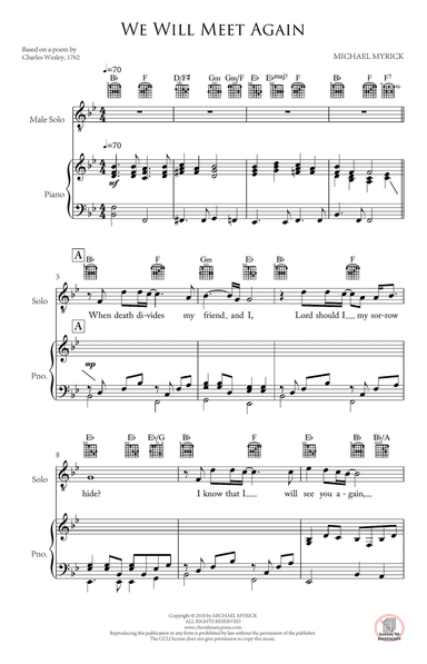 We Will Meet Again (Piano)