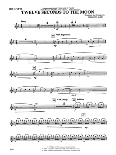 Twelve Seconds to the Moon: 3rd Flute
