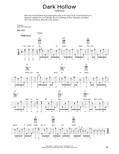 Dark Hollow (arr. Fred Sokolow)