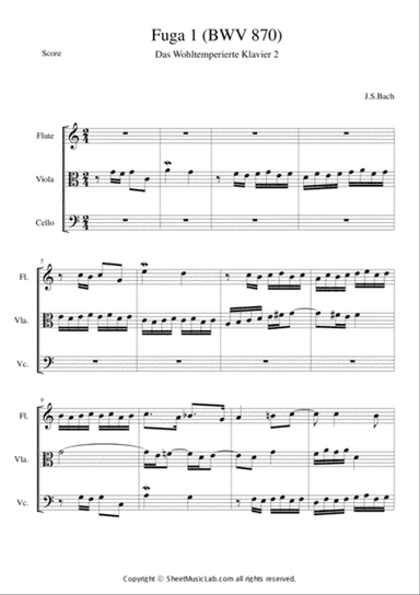Fuga I (BWV 870)