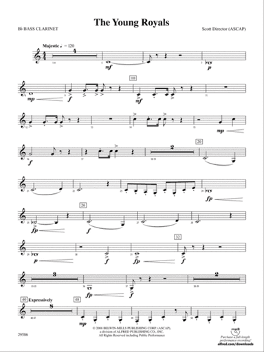The Young Royals: B-flat Bass Clarinet