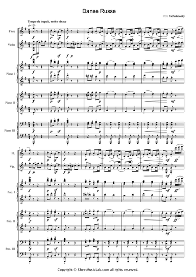 Nutcracker Op.71a - Danse Russe - Trepak