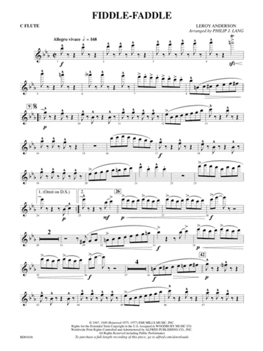 Fiddle-Faddle: Flute