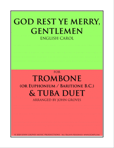 God Rest Ye Merry, Gentlemen - Trombone & Tuba Duet