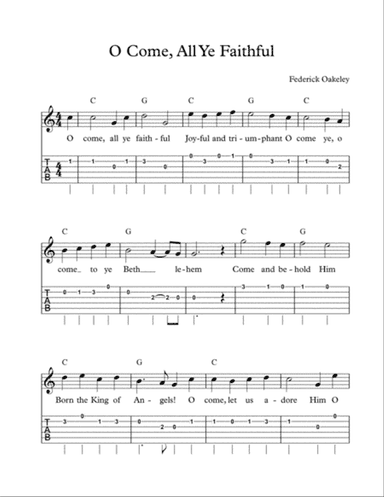 O Come, All Ye Faithful