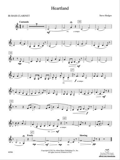 Heartland: B-flat Bass Clarinet