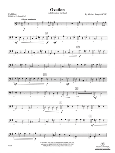 Ovation: (wp) E-flat Tuba B.C.