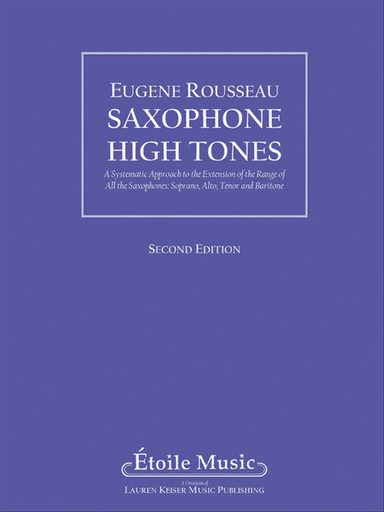Saxophone High Tones Method 2Nd Ed