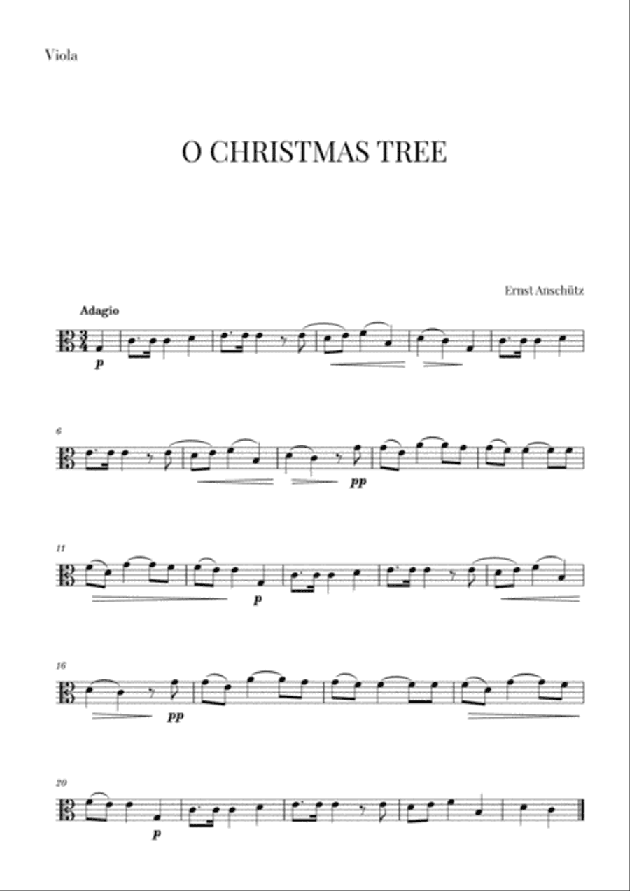 O Christmas Tree for Viola